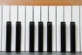 Electric piano keys Royalty Free Stock Photo