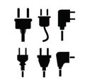Electric plug icon Royalty Free Stock Photo