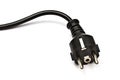 Electric plug isolated on the white Royalty Free Stock Photo