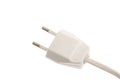 Electric plug isolated on white Royalty Free Stock Photo