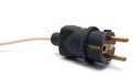 Electric plug isolated on white Royalty Free Stock Photo