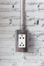 Electric plug outlet