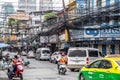 Electric poles in Thailand Royalty Free Stock Photo