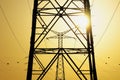 Electric Power Line Pylon Royalty Free Stock Photo