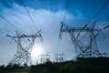 Electric power lines coming out from a substation at Foz do Iguazu