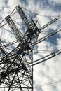 Electric power mast Royalty Free Stock Photo