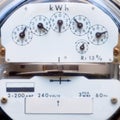 Electric power meter Royalty Free Stock Photo