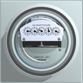 Electric Power Meter Royalty Free Stock Photo