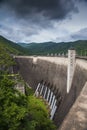 Electric power plant, bhumibol dam in Tak province, Thailand Royalty Free Stock Photo