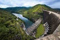 Electric Power Plant, Bhumibol Dam in Tak Province, Thailand Royalty Free Stock Photo