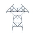 Electric power pylon Royalty Free Stock Photo