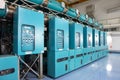 Electric power station, inside Royalty Free Stock Photo