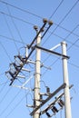 Electric power supply pole