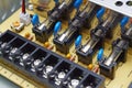 Electric power supply. PSU electronic components