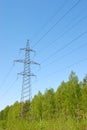 Electric powerline Royalty Free Stock Photo