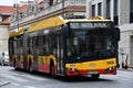 Electric Public Bus in Warsaw, Poland