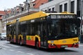 Electric Public Bus in Warsaw, Poland