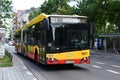 Electric Public Bus in Warsaw, Poland