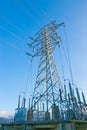 Electric pylon Royalty Free Stock Photo