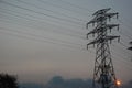 Electric pylon Royalty Free Stock Photo