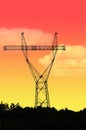 Electric pylon Royalty Free Stock Photo