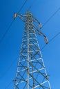 Electric pylon current electricity energy ecological transition panorama landscape