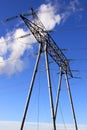 Electric pylons Royalty Free Stock Photo