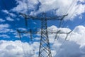 Electric pylons Royalty Free Stock Photo