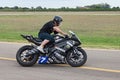 Electric racing motorcycle