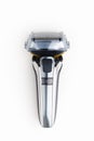 Electric razor foil shaver on white background Royalty Free Stock Photo