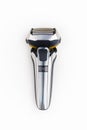 Electric razor foil shaver on white background Royalty Free Stock Photo