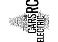 Electric Rc Car Word Cloud Concept