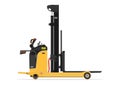 Electric reach stacker