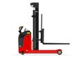 Electric reach stacker