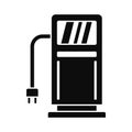 Electric recharge station icon, simple style Royalty Free Stock Photo