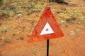 Electric ring fence, Australia Royalty Free Stock Photo