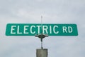 Electric road sign in Charlottesville, Virginia