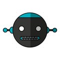 Electric robot avatar character