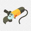 Electric sander icon, isometric 3d style