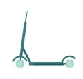 Electric scooter for adults, kids semi flat colour vector object
