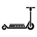 Electric scooter charge icon simple vector. Kick transport Royalty Free Stock Photo