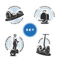 Electric scooter emblems