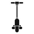 Electric scooter icon simple vector. Kick transport Royalty Free Stock Photo