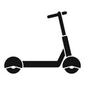 Electric scooter wheel icon simple vector. Kick transport Royalty Free Stock Photo