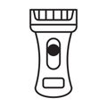 Electric shaver icon vector Royalty Free Stock Photo