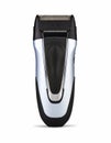 Electric shaver on white background Royalty Free Stock Photo