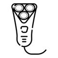 Electric shaving machine icon