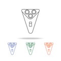 electric shaving machine icon. Element of bathroom tools multi colored icon for mobile concept and web apps. Icon for website desi