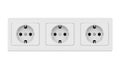 Electric Socket Isolated Royalty Free Stock Photo