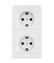 Electric Socket Isolated Royalty Free Stock Photo